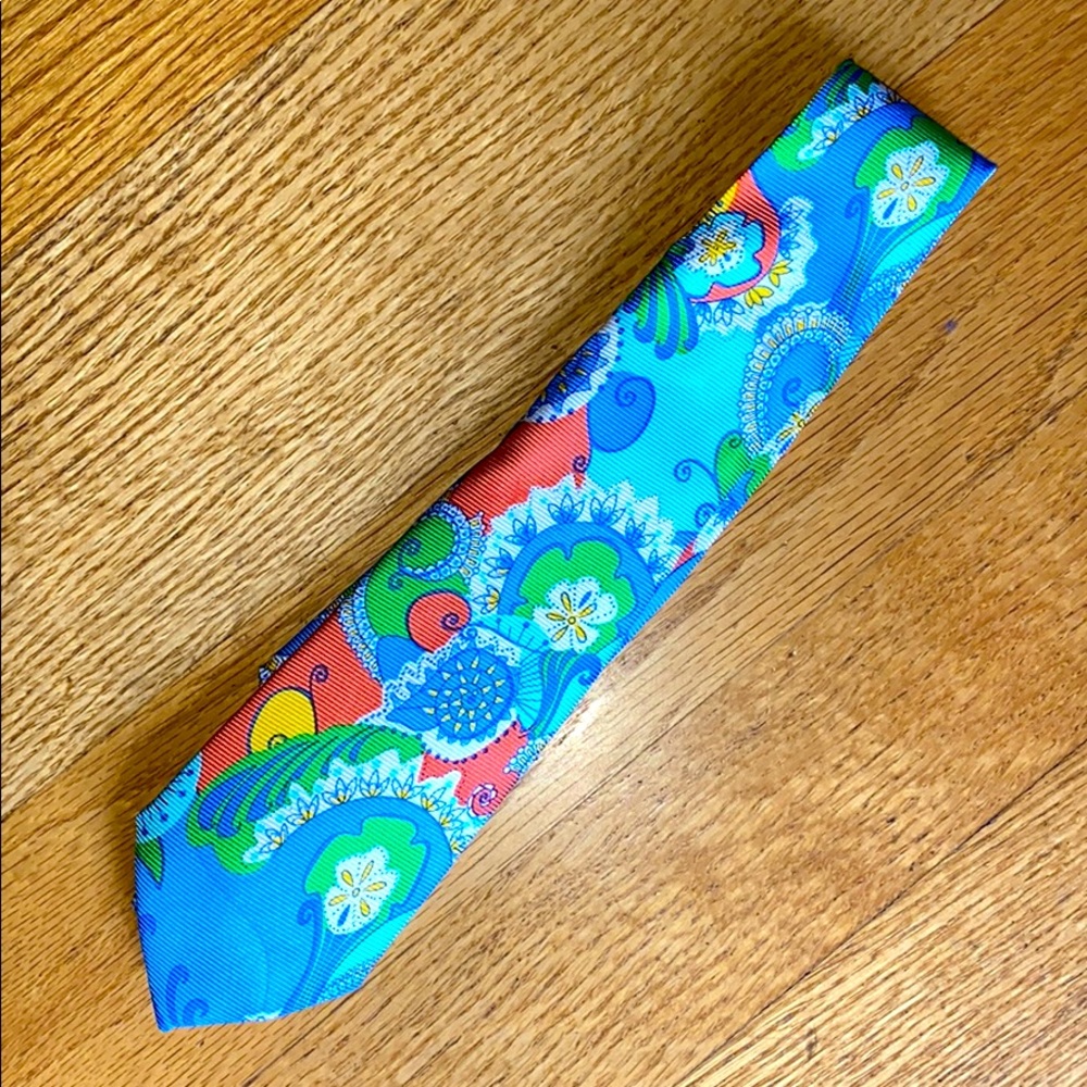 Lilly Pulitzer boy necktie sample sand dollar nwot